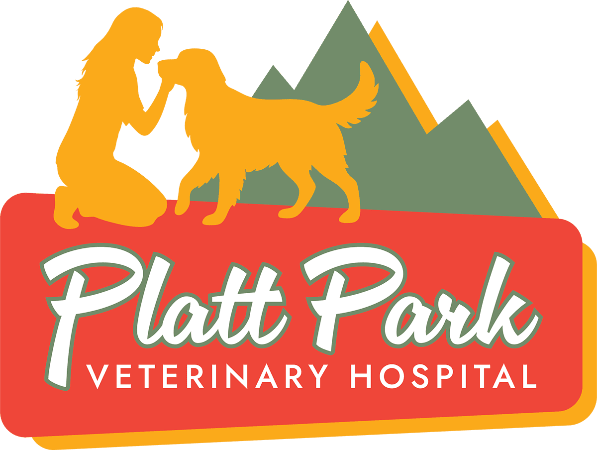 Platt Park Veterinary Hospital Logo White