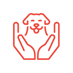 Wellness Care Icon Wellness Care Dog Hands Icon